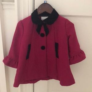 Toddler girl’s dress coat